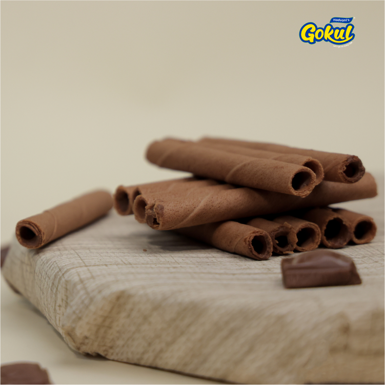 Chocolate Wafers Rolls